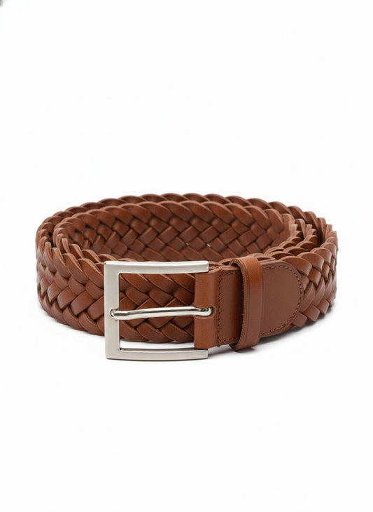 Braided Calfskin Belt